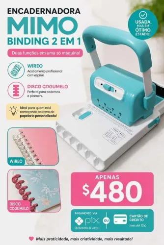 Encadernadora Mimo 2x1