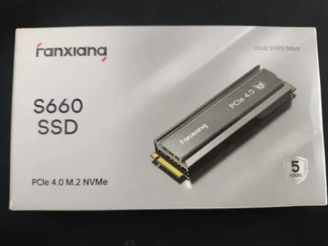 SSD PCIe 4.0 M.2 NVMe de 2 TB, 5k de Leitura / 5k de Escrita FANGXIANG.