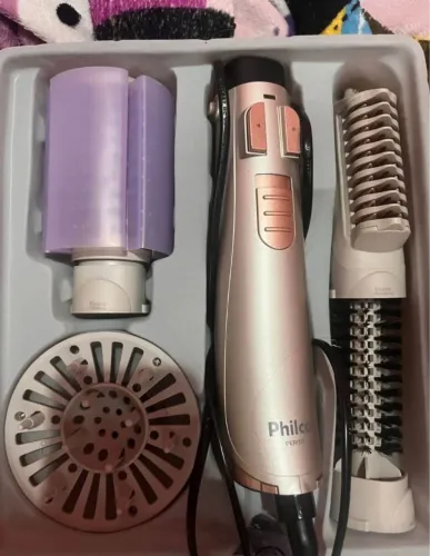 Escova secadora rotativa 5 em 1