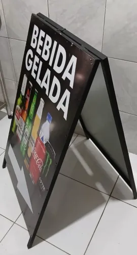 Placa Cavalete Propaganda 
