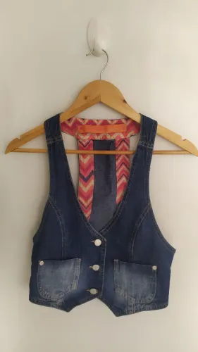 Colete jeans c&a Tam 38