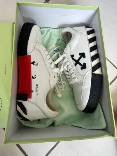 tênis off white vulcanized 1:1