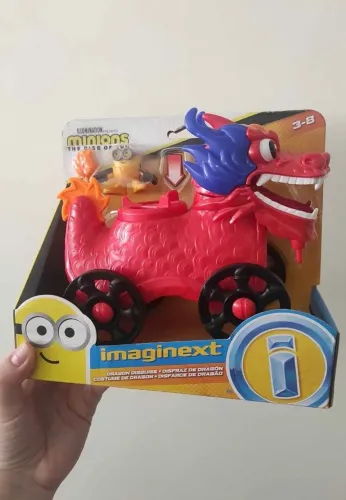 Brinquedo Boneco Imaginext Minion Dragão NOVO