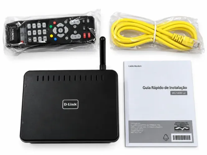 Roteador Wi Fi D-Link DIR-600 Com Antena e Cabo de Rede (USADO)
