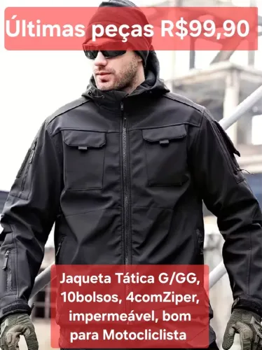 Jaqueta Tática Impermeável G/GG
