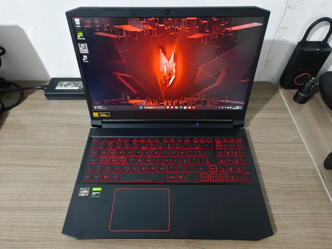 Notebook Gamer Acer Nitro 5 AMD Ryzen 7 4800H 512gb 16gb GTX 1650