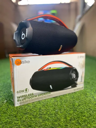 Caixa de som basike 60w 4 auto falantes impecável pouco uso