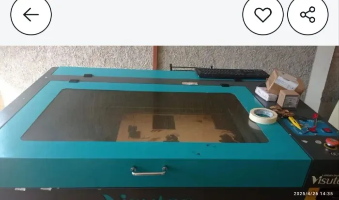 Cnc laser 9060 tubo novo 13.000