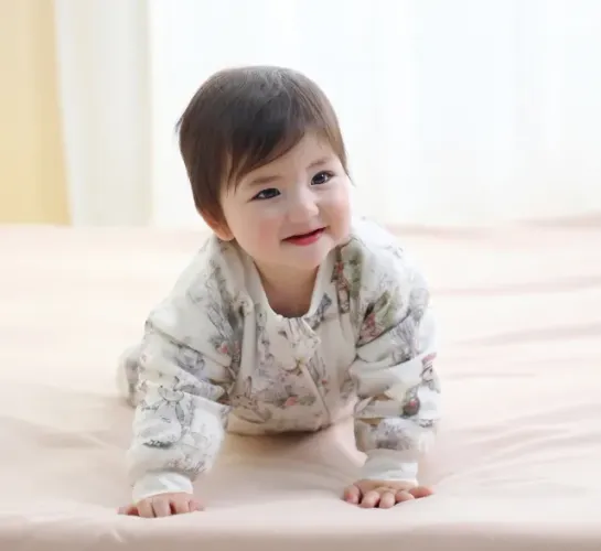 Macacão de Dormir de Luxo para Bebê - 100% Algodão Respirável - Coelhos Fofos