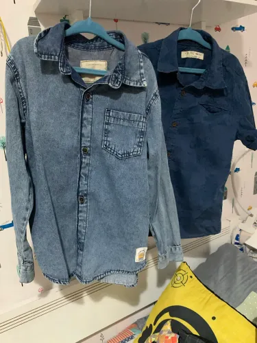 CAMISAS INFANTIS - Tamanho 8
