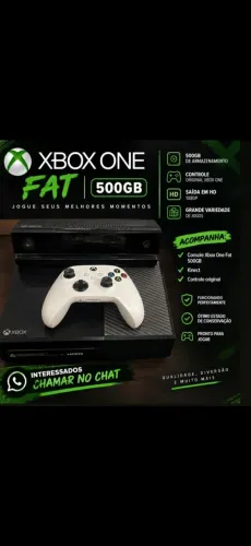 Vende-se X BOX ONE FAT