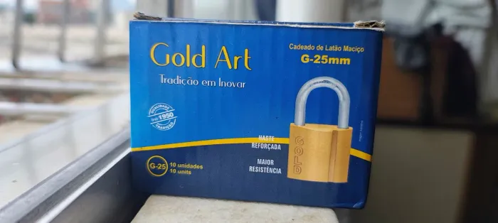 Caixa de cadeados gold art g 25