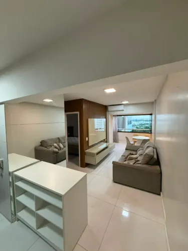 Apartamento para locação em Alphaville 1 quarto e sala mobiliado no Cosmopolitan