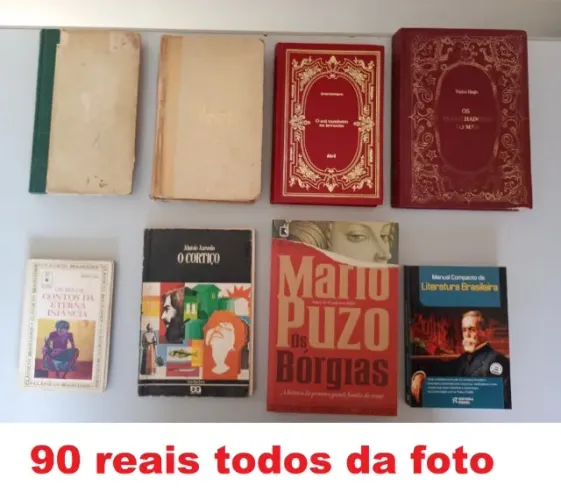 Livros de literatura - tudo por 90 reais