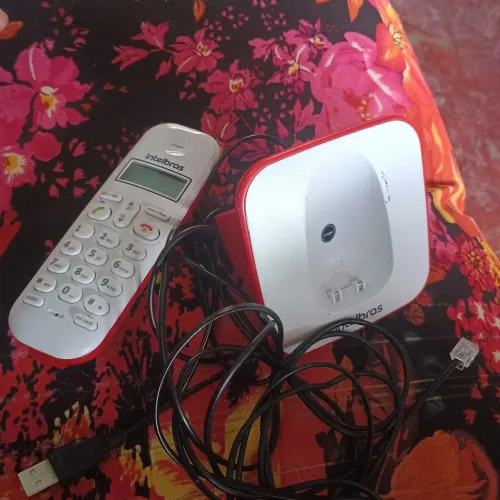 Telefone sem fio, digital, marca Intelbrás