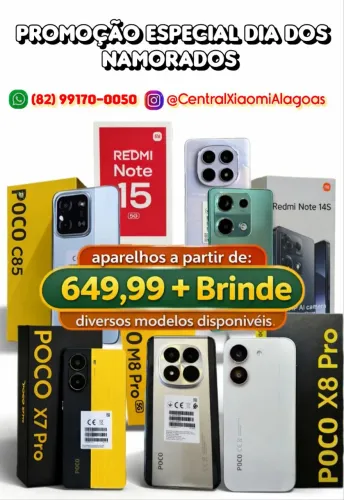 Xiaomi Redmi Note 15 Pro 5G, Poco X8 Pro 5G, Poco X7 Pro 5G e Diversos Modelos 