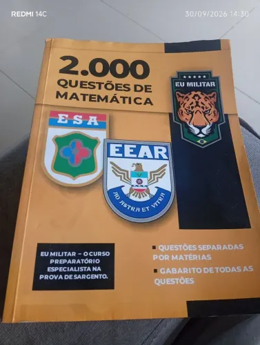 MATEMÁTICA EU MILITAR / ESA / EEAR 2MIL QUESTÃO