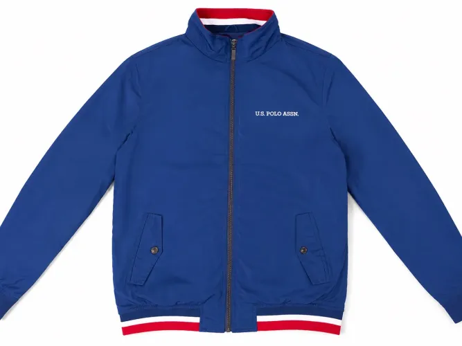 Jaqueta U.S. Polo Assn Masculina Azul Original Tam G Ref USM6259-301 Nova