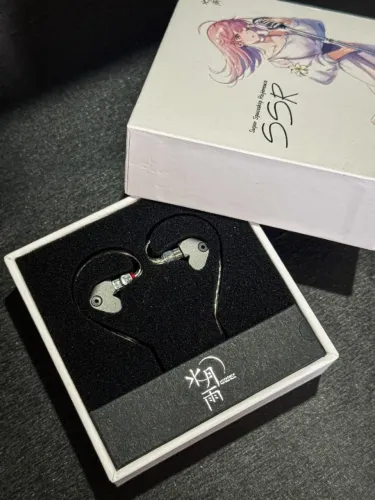 Fone de ouvido Moondrop SSR Cinza - Kit Completo (Estado de Novo)