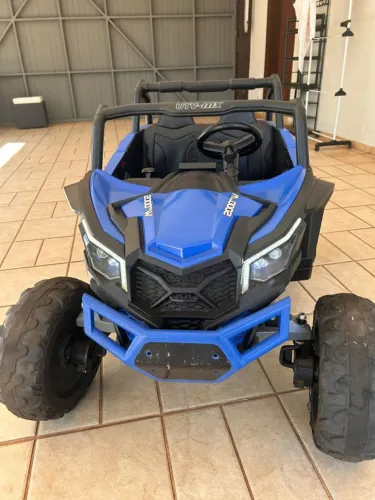 Carrinho Buggy elétrico infantil utv mix 2000 azul