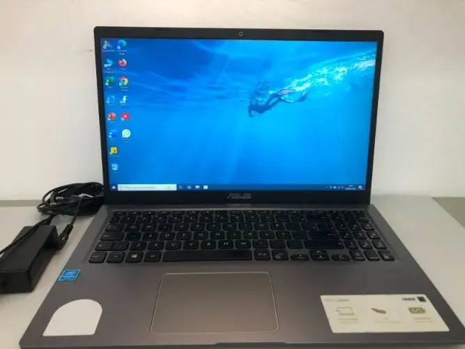 Notebook Asus X515M, Intel Celeron Dual Core N4020, 15.6 Pol, HD, 4GB DDR4, SD 128GB, Cinz