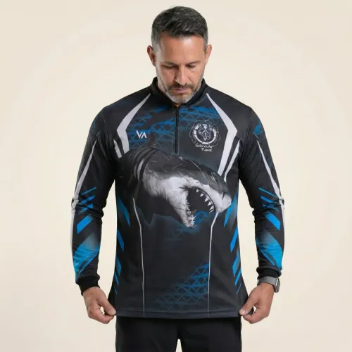 Camiseta de pesca manga longa UV