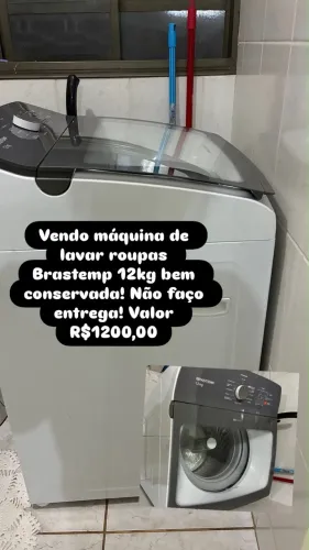 Máquina de lavar seminova