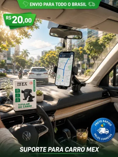 Suporte de Celular Para Carro MEX 360°