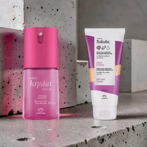 Kit Presente Natura Tododia e Kriska Shock