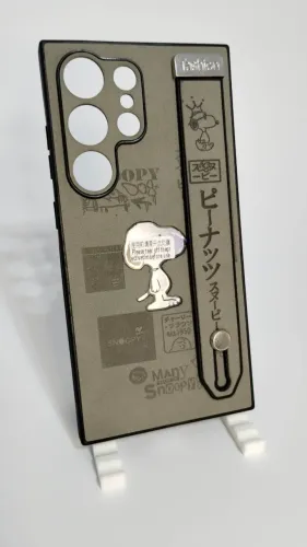 Capinha Snoopy soft touch para S24 Ultra