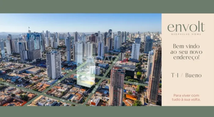 Ágio Apartamento 2Q no Bueno Apartamento com 2 Quarto(s) e 2 banheiro(s) à Venda, 62.00 po