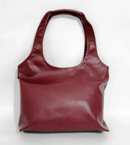 Bolsa Sacola Vermelho Bordô