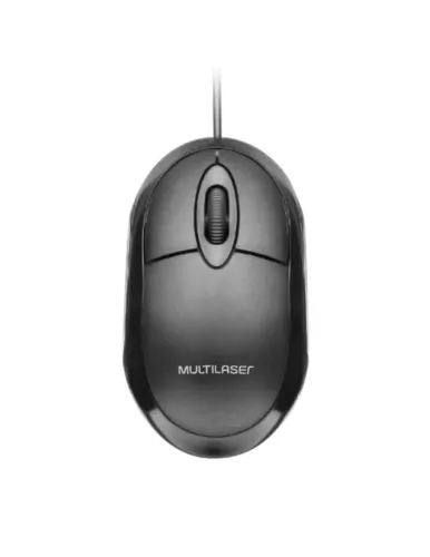 Mouse Óptico Multilaser USB com cabo
