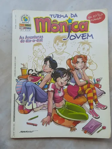 HQ/Gibi Turma da Mônica Jovem N°5 As aventuras do dia-a-dia
