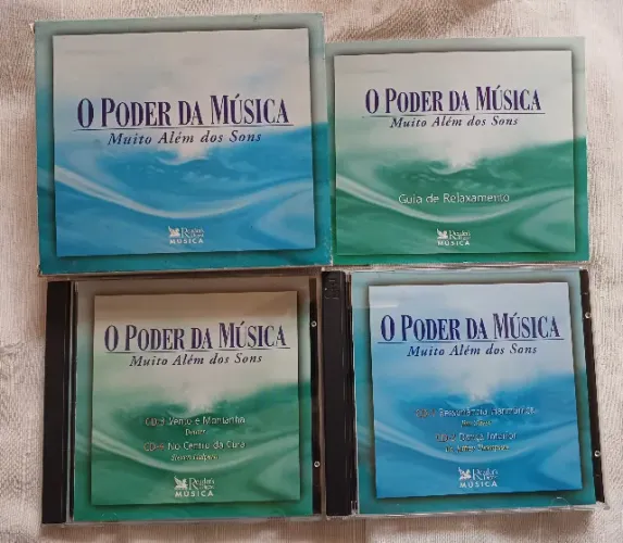 Box 4 Cd's Jim Oliver / Dr. Jeffrey Thompson / Deuter / Steven Halpern... Poder Da Música