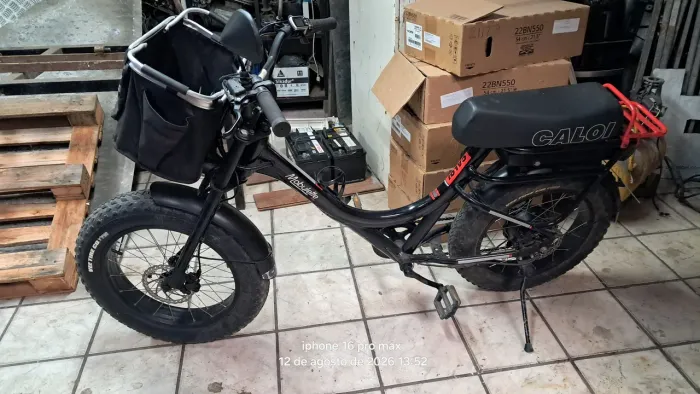 Bicicleta elétrica caloi 