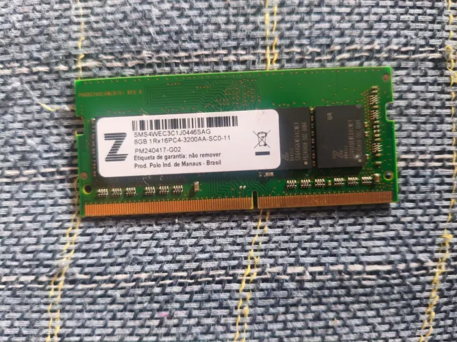 Memória ram ddr4 8Gb 3200mhz