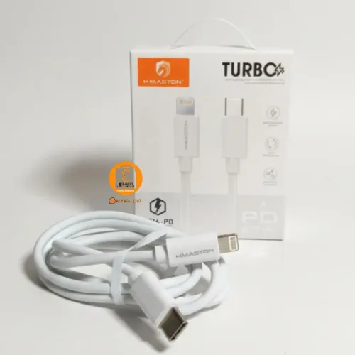 CABO PD turbo 27w para IPhone (Tipo-C x Lightning) Hmaston 1M Carregamento e Dados
