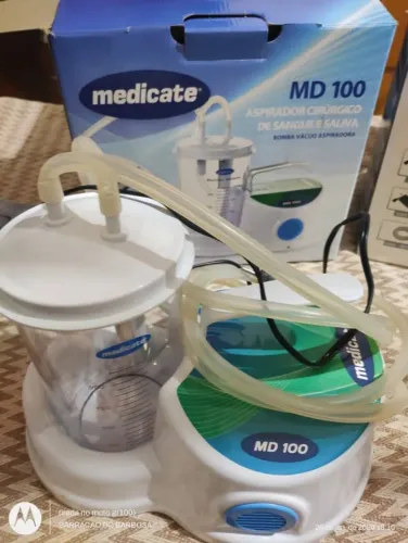 Aspirador de Secreção Medicate MD100 na caixa só R$ 250,00