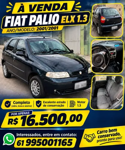 Fiat Palio ELX 1.3 MPI Fire 16V 4P 2001