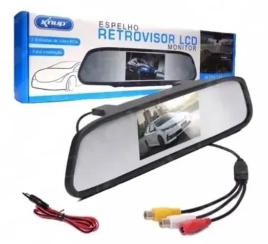 Retrovisor de Carro com Câmera