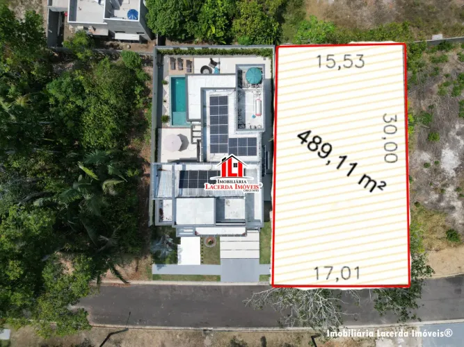 ! Lote Alphaville Manaus 3 com 489 metros Aceita Financiamento !