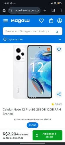 Redimi Note 12 PRO 5G