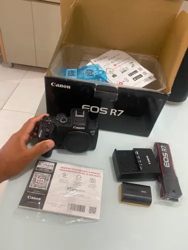 Cânon r7, com adaptador ef - rf