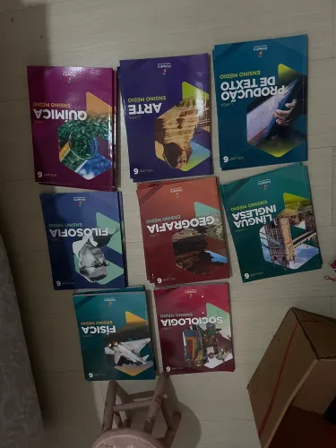 Livros Poliedro - 2 ano volumes (4,5,6) 