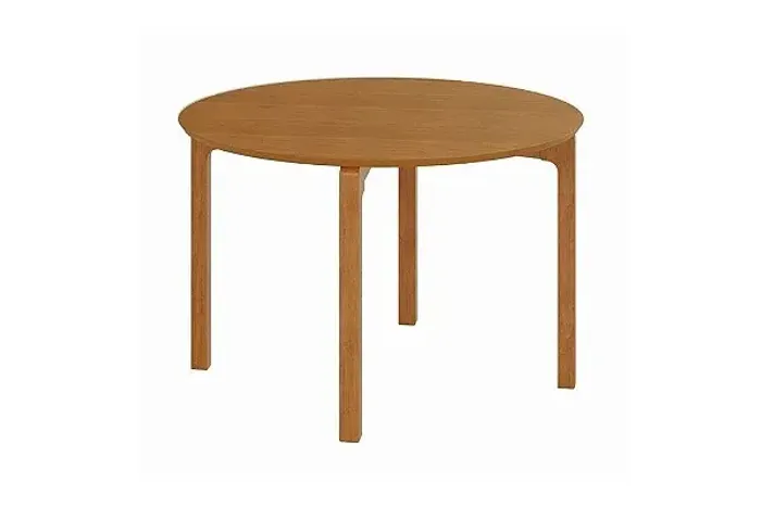 MESA DE JANTAR REDONDA S/ VIDRO CINAMOMO  r33