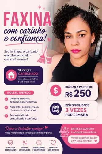 Faço faxina