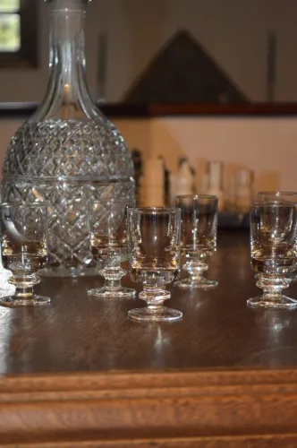 Copos de cristal para licor 
