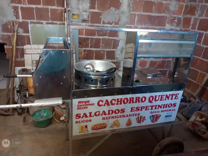 Carroça De Espetinho, Cachorro Quente, Batata Frita e Salgados R$: 2.000,0 (Dois mil)