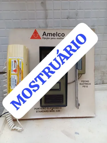 PORTEIRO ELETRÔNICO DE PAREDE DA MARCA AMELCO, MODELO STANDARD C20 (MOSTRUÁRIO).